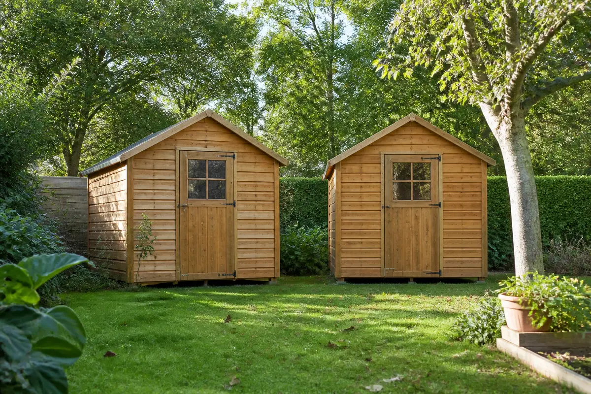 Peut-on mettre 2 abris de jardin de 5m2 chez soi sans autorisation ?